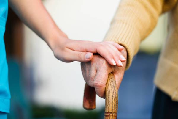 alzheimers cane holding care